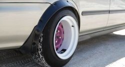 4 739 р. Универсальные фендера на колёсные арки RA (вынос 50 мм, комплект) Peugeot 206 универсал 2EK рестайлинг (2002-2006) (Поверхность глянец (под окраску))  с доставкой в г. Вологда. Увеличить фотографию 2