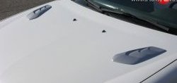 2 849 р. Накладки на капот Style v3 Mitsubishi Outlander XL (CW)  дорестайлинг (2005-2009) (Неокрашенные)  с доставкой в г. Вологда. Увеличить фотографию 1