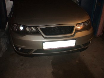 579 р. Универсальная губа (юбка) переднего бампера Cruze Style Renault Clio KH98 дорестайлинг универсал (2012-2016)  с доставкой в г. Вологда. Увеличить фотографию 13