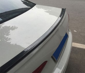 1 839 р. Универсальный гибкий спойлер SAMURAI Mitsubishi Lancer 8 дорестайлинг седан (1995-1997) (цвет: чёрный)  с доставкой в г. Вологда. Увеличить фотографию 2