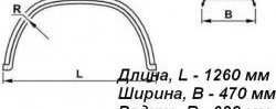 1 259 р. Крыло К-470 (трапеция, усиленное) Master-Plast SHACMAN X6000 1 седельный тягач (2020-2025)  с доставкой в г. Вологда. Увеличить фотографию 2