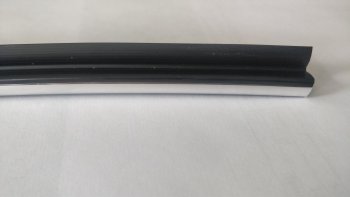 109 р. Универсальный уплотнитель FlexLine (жесткий 8 mm U-LIP, хромированная полоса, 1 погонный метр) INFINITI G35 V35 седан (2002-2007)  с доставкой в г. Вологда. Увеличить фотографию 3