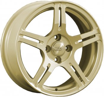 Кованый диск Slik Classik 6.5x15 (Металлик золотой) Toyota Camry XV30 дорестайлинг (2001-2004) 5x114.3xDIA60.1xET45.0