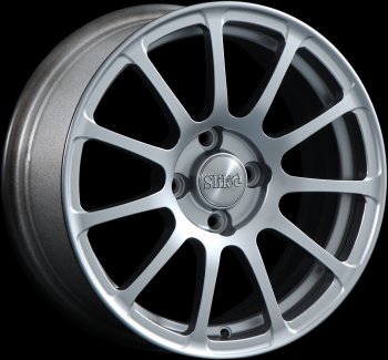 Кованый диск Slik Classik 6.5x15 (Серебристый светлый) Volkswagen Golf Mk6 универсал (2008-2014) 5x112.0xDIA57.1xET47.0