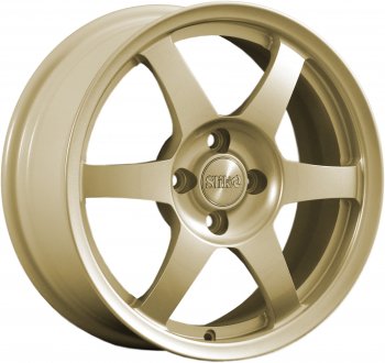 Кованый диск Slik Classik 6.5x16 (Металлик золотой) Chevrolet Monza 4 рестайлинг (2022-2025) 5x105.0xDIA56.6xET44.0