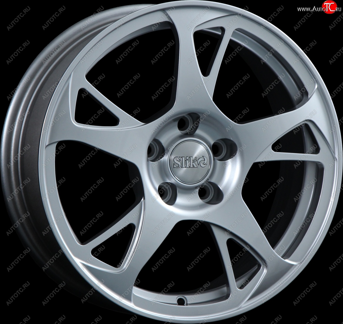 10 699 р. Кованый диск Slik classik R16x6.5 Серебристый светлый (S16) 6.5x16 Fiat Albea 170 седан (2002-2012) 4x98.0xDIA58.1xET44.0 (Цвет: S16)