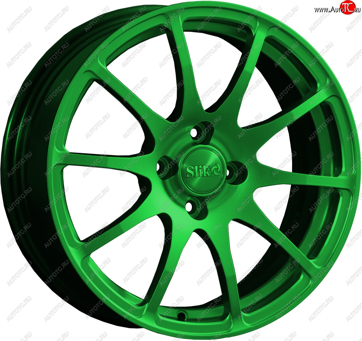 18 999 р. Кованый диск Slik classik R16x6.5 Зеленый (GREEN) 6.5x16 KIA Magentis (2005-2010) 5x114.3xDIA67.1xET46.0 (Цвет: GREEN)