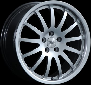 Кованый диск Slik classik R17x7.5 Серебристый светлый (S16) 7.5x17 Chevrolet Monza 4 рестайлинг (2022-2025) 5x105.0xDIA56.6xET44.0