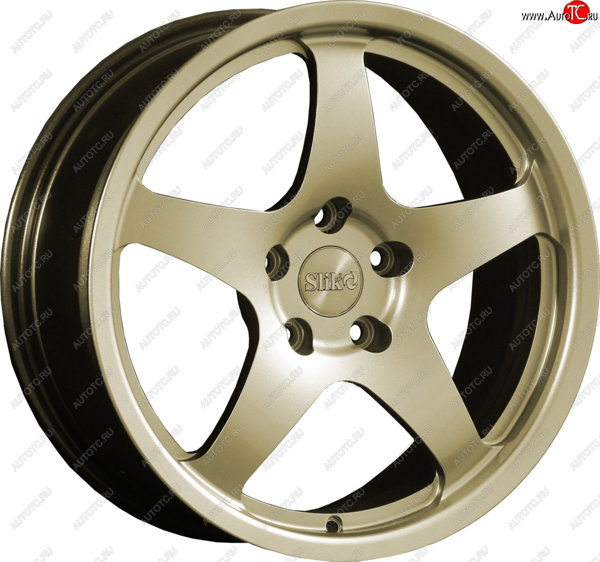 25 599 р. Кованый диск Slik classik R17x7.5 Золотой (G) 7.5x17 KIA Sorento XM рестайлинг (2012-2015) 5x114.3xDIA67.1xET35.0 (Цвет: G)