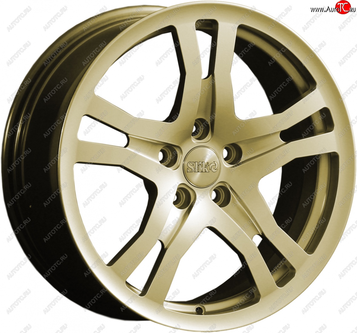 14 599 р. Кованый диск Slik classik R17x7.5 Золотой (G) 7.5x17 Skoda Superb B8 (3V) лифтбэк дорестайлинг (2015-2019) 5x112.0xDIA57.1xET41.0 (Цвет: G)
