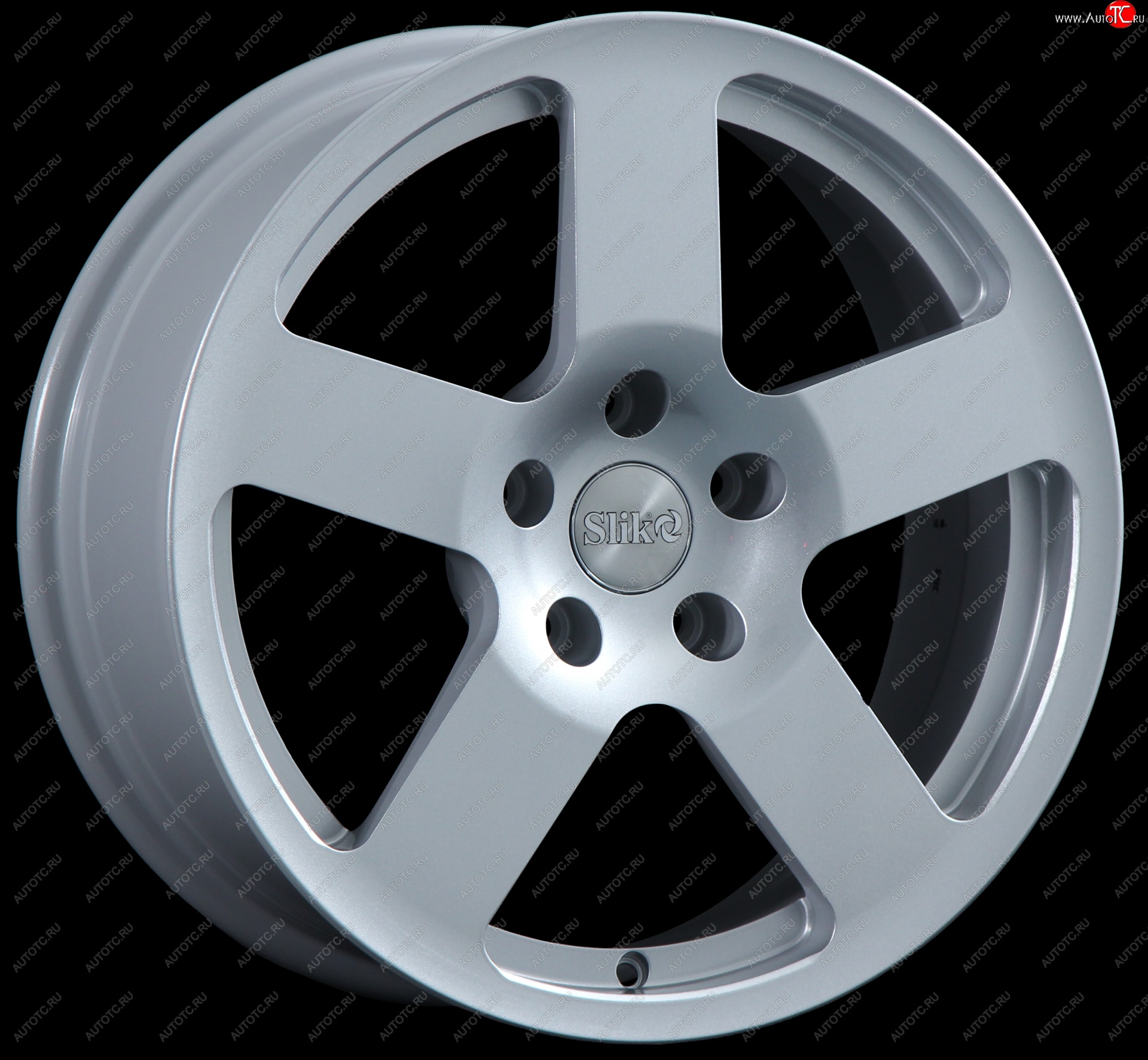 14 399 р. Кованый диск Slik classik R17x7.5 Серебристый светлый (S16) 7.5x17 KIA Sorento XM рестайлинг (2012-2015) 5x114.3xDIA67.1xET35.0 (Цвет: S16)