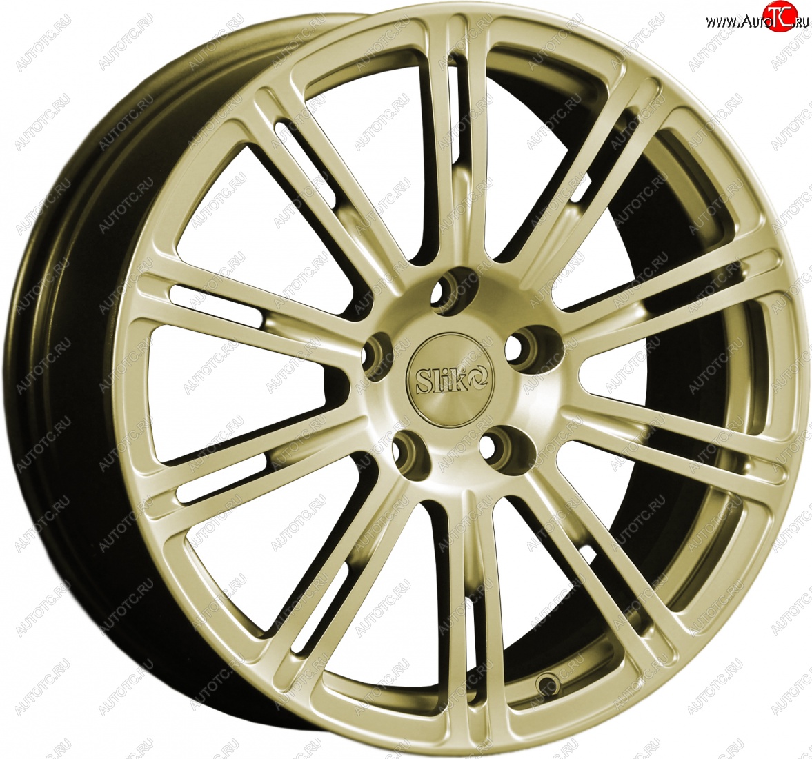 20 399 р. Кованый диск Slik classik R17x7.5 Золотой (G) 7.5x17 KIA Sorento XM рестайлинг (2012-2015) 5x114.3xDIA67.1xET35.0 (Цвет: G)