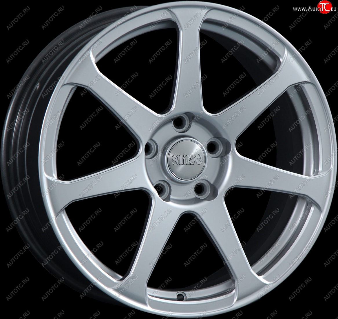 14 099 р. Кованый диск Slik classik R17x7.5 Серебристый светлый (S16) 7.5x17 KIA Sorento XM рестайлинг (2012-2015) 5x114.3xDIA67.1xET35.0 (Цвет: S16)