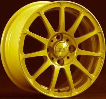 Кованый диск Slik Classik 5.5x14 (ярко-желтый) Mazda 2 2 DE хэтчбэк 5 дв. дорестайлинг (2007-2010) 4x100.0xDIA54.1xET45.0