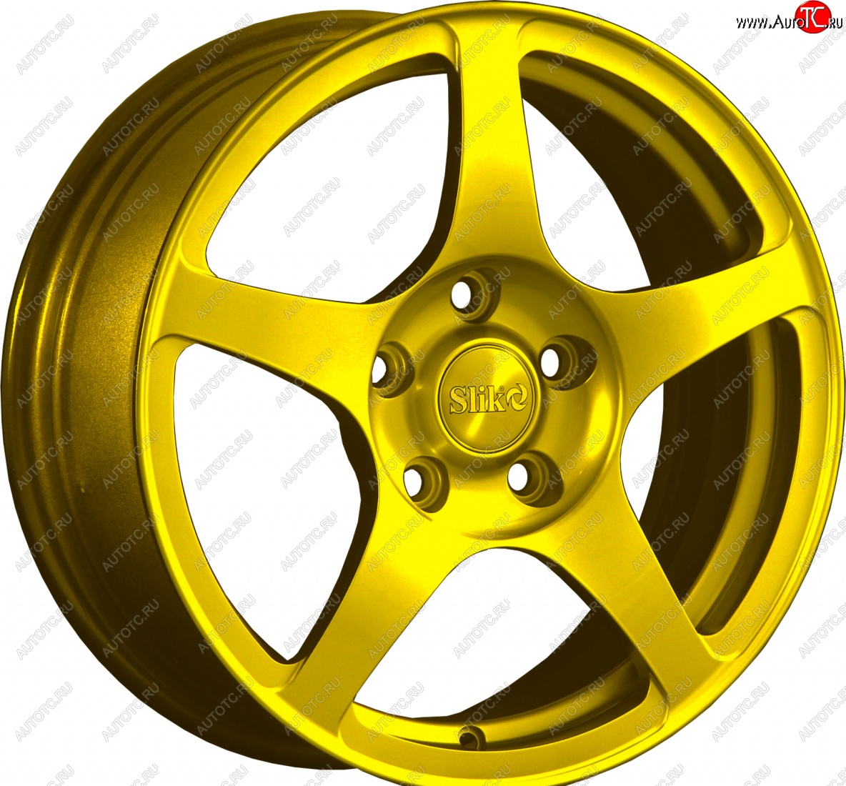 15 249 р. Кованый диск Slik Classic L-193 6.5x16 KIA Magentis (2005-2010) 5x114.3xDIA67.1xET46.0 (Candy ярко-желтый (Candy YELLOW))
