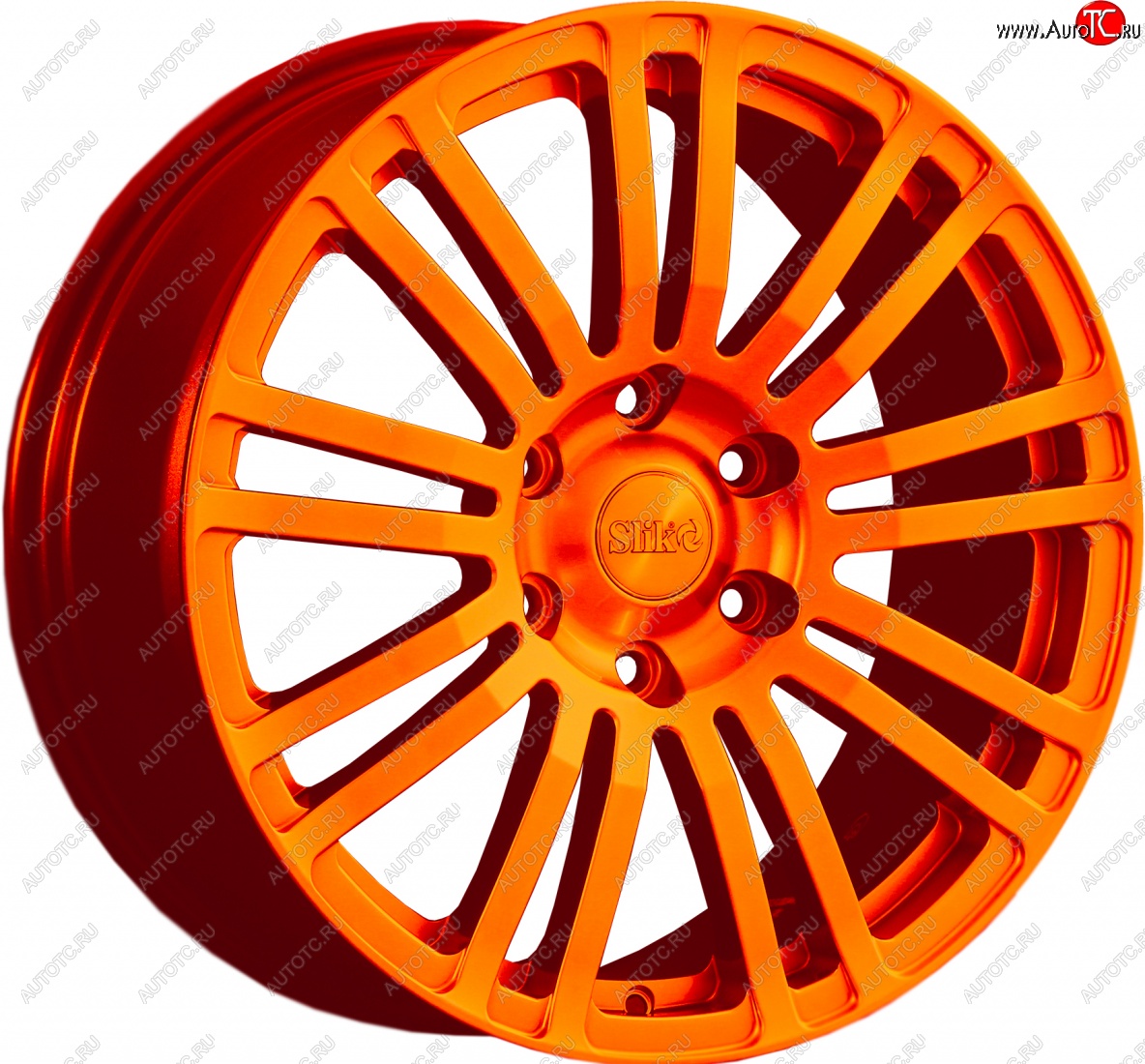 22 299 р. Кованый диск Slik Classic L-802 8.5x18 Ford Explorer U502 дорестайлинг (2010-2016) 5x114.3xDIA63.4xET44.0 (Ярко оранжевый (ORANGE))