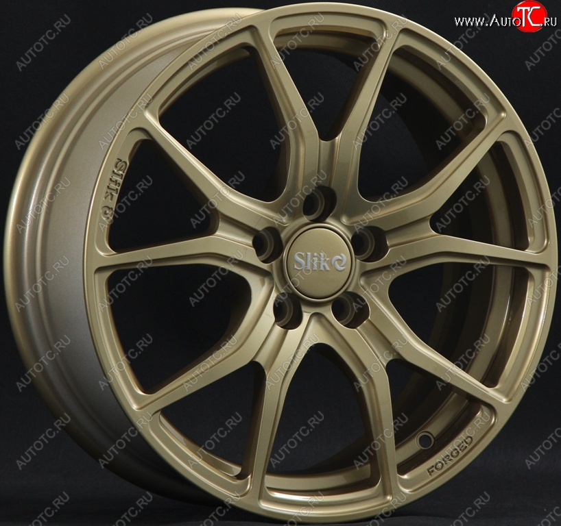 19 449 р. Кованый диск Slik premium R16x6.5 Золотой (G) 6.5x16 Skoda Superb B8 (3V) лифтбэк дорестайлинг (2015-2019) 5x112.0xDIA57.1xET41.0 (Цвет: G)