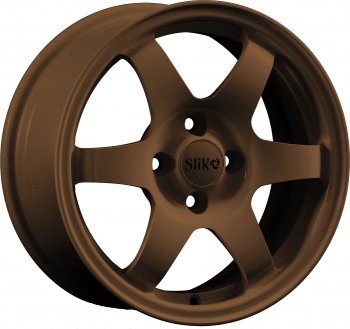 Кованый диск Slik Sport 6.5x15 (Металлик коньячная бронза. Матовый) Volkswagen Golf Mk6 универсал (2008-2014) 5x112.0xDIA57.1xET47.0