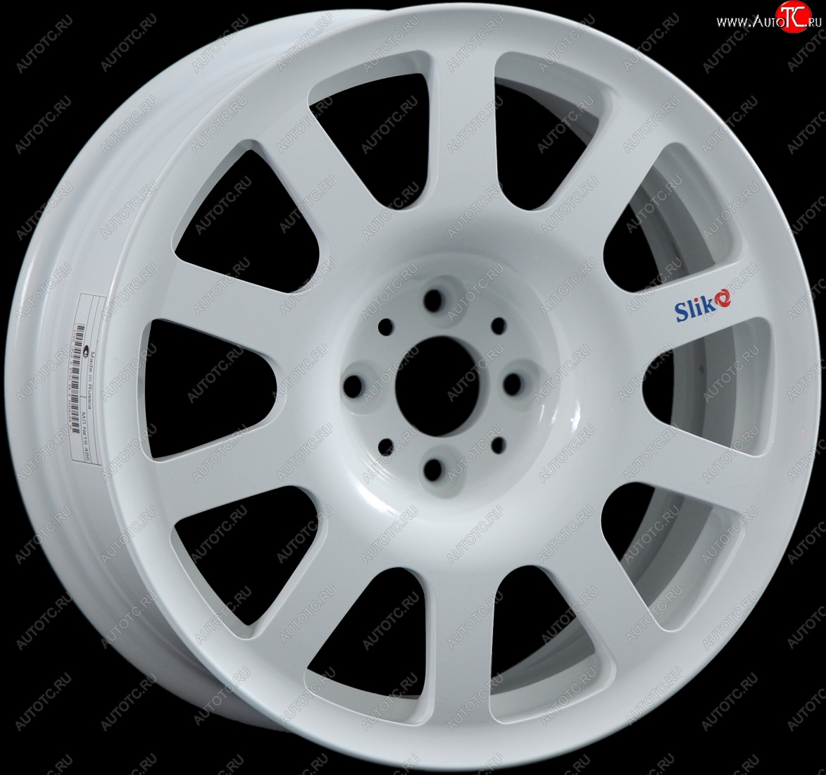 10 199 р. Кованый диск Slik SPORT R16x6.5 Белый (W) 6.5x16 Lifan 630 (2013-2014) 4x100.0xDIA54.1xET45.0 (Цвет: W)