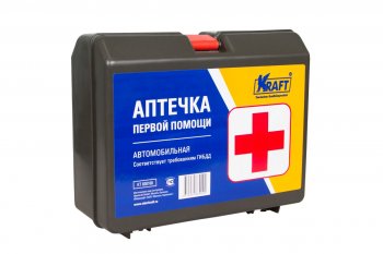 379 р. Аптечка первой помощи KRAFT (кейс) JAC S3 рестайлинг (2017-2025)  с доставкой в г. Вологда. Увеличить фотографию 2