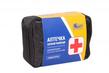 379 р. Аптечка первой помощи KRAFT (сумка) JAC S3 рестайлинг (2017-2025)  с доставкой в г. Вологда. Увеличить фотографию 1