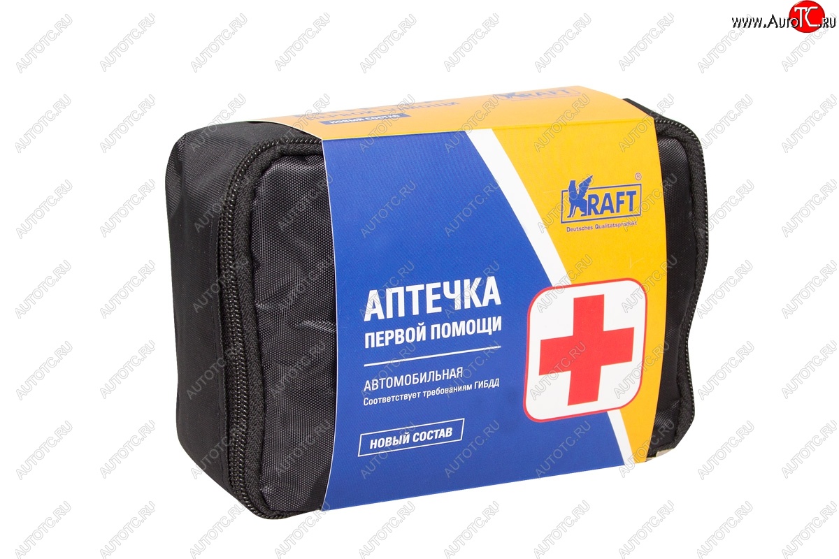 379 р. Аптечка первой помощи KRAFT (сумка) JAC S3 рестайлинг (2017-2025)  с доставкой в г. Вологда
