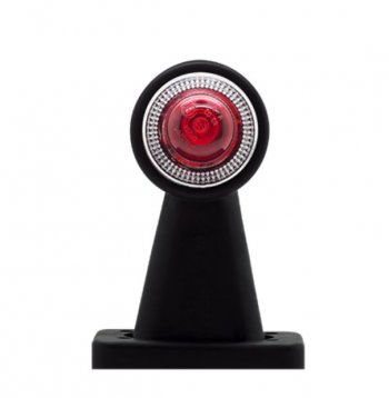 479 р. Фонарь габаритный и контурный Евросвет ГФ 3.3 LED2 Hyundai HD-250 (2007-2025) (12В, Черное кольцо)  с доставкой в г. Вологда. Увеличить фотографию 2