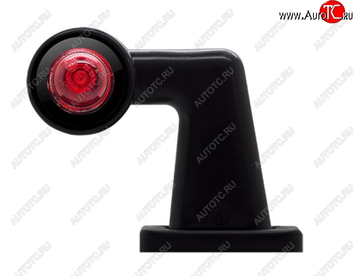 489 р. Фонарь габаритный и контурный Евросвет ГФ 3.8 LED2 Hyundai HD-250 (2007-2025) (12В, Черное кольцо)  с доставкой в г. Вологда
