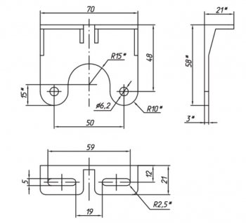 284 р. Фонарь контурный Евросвет ЕС 04.О (LED, оранжевый с кронштейном) SHACMAN F2000 (2013-2025) (12В)  с доставкой в г. Вологда. Увеличить фотографию 2
