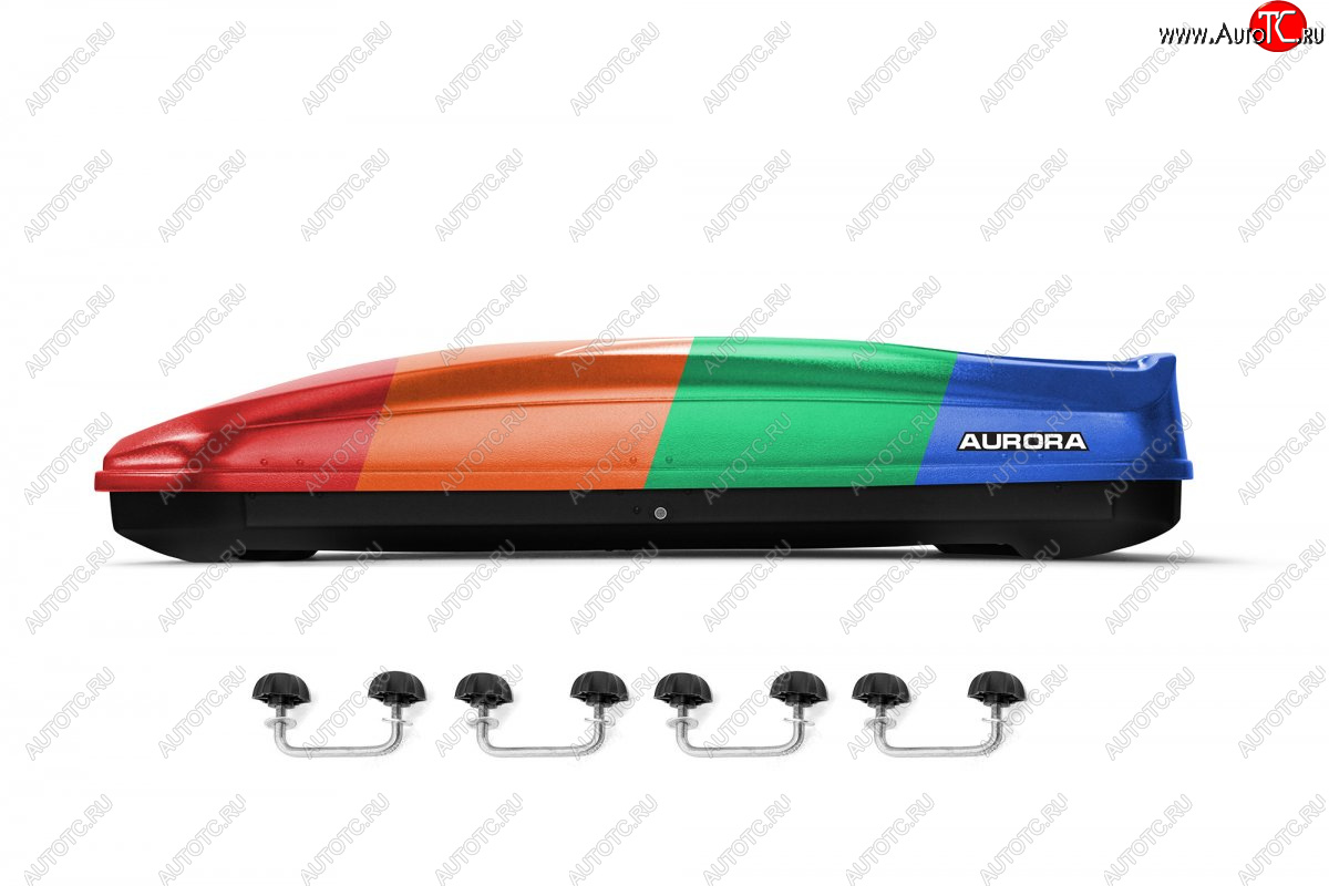 26 099 р. Багажный бокс AURORA (560 л/213x84x42 см, двусторонний, крепление скоба) на крышу   (Color LC)  с доставкой в г. Вологда