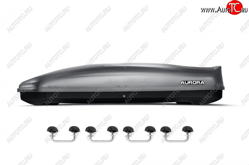 22 399 р. Багажный бокс AURORA (560 л/213x84x42 см, двусторонний, крепление скоба) на крышу   (Titan LC)  с доставкой в г. Вологда