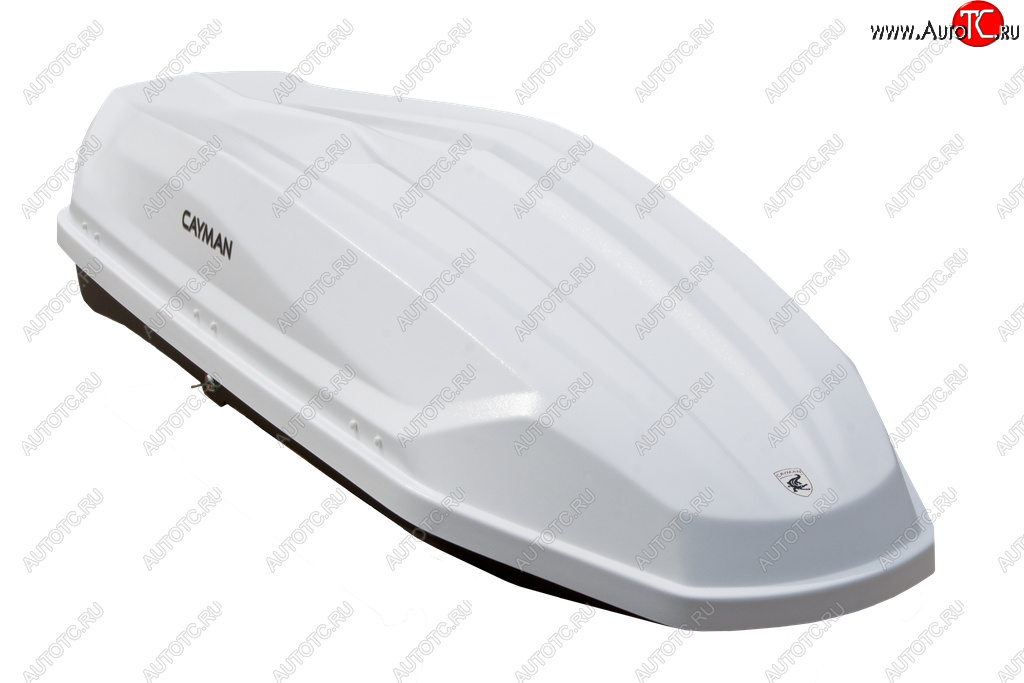 27 699 р. Автобокс CAYMAN (420 л. 196х73х38 см)   (белое тиснение)  с доставкой в г. Вологда