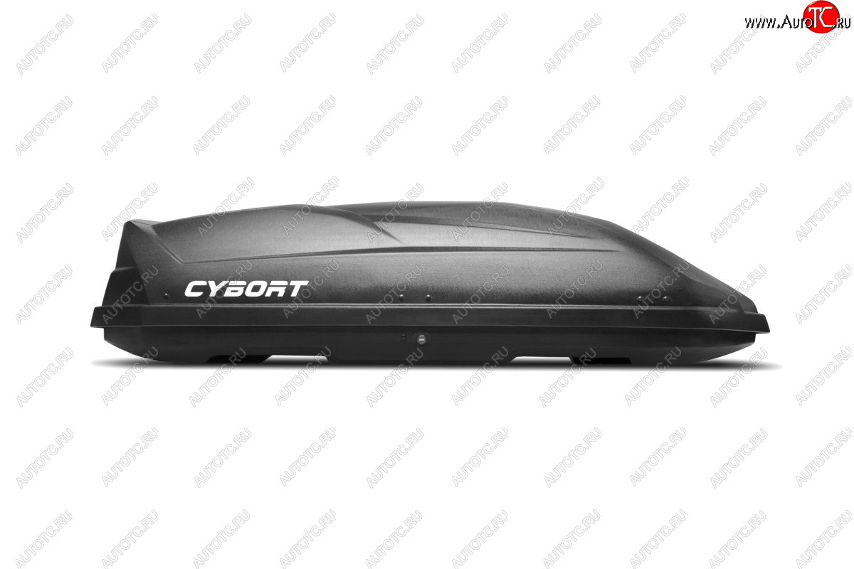 44 799 р. Багажный бокс CYBORT CarNet (460 л/206x86x40 см, двухсторонний, быстросъемные крепления краб) на крышу   (черный металлик)  с доставкой в г. Вологда