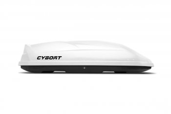 39 799 р. Багажный бокс CYBORT CarNet (460 л/206x86x40 см, двухсторонний, быстросъемные крепления краб) на крышу Lifan 630 (2013-2014) (белый матовый с защитным покрытием Raptor)  с доставкой в г. Вологда. Увеличить фотографию 10