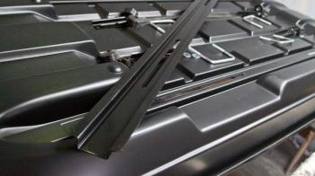 27 599 р. Автобокс LEVEL Касатка (450 л. 190х80х45 см)   (Белый)  с доставкой в г. Вологда. Увеличить фотографию 6