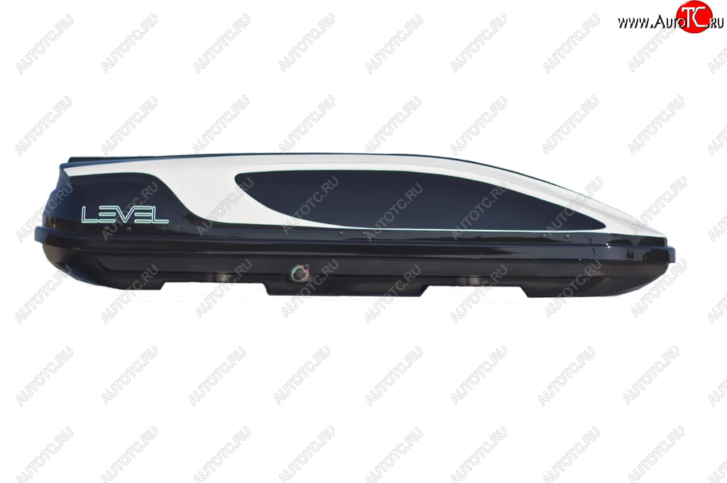 31 999 р. Автобокс LEVEL Касатка (450 л. 190х80х45 см)   (Черно-белый)  с доставкой в г. Вологда
