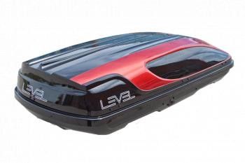 31 999 р. Автобокс LEVEL Касатка (450 л. 190х80х45 см)   (Черно-красный)  с доставкой в г. Вологда. Увеличить фотографию 2