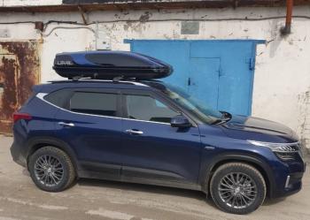 31 999 р. Автобокс LEVEL Касатка (450 л. 190х80х45 см)   (Черно-синий)  с доставкой в г. Вологда. Увеличить фотографию 5
