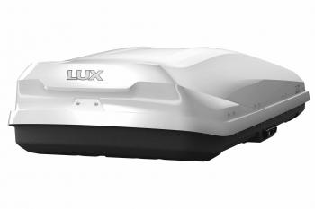 54 599 р. Багажный бокс (470 л 206х75х36 см, двусторонний) LUX IRBIS 206   (белый глянцевый)  с доставкой в г. Вологда. Увеличить фотографию 3