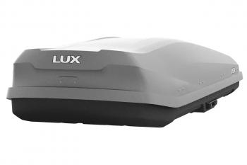 34 999 р. Багажный бокс (470 л 206х75х36 см, двусторонний) LUX IRBIS 206 Lifan 630 (2013-2014) (серый матовый)  с доставкой в г. Вологда. Увеличить фотографию 3