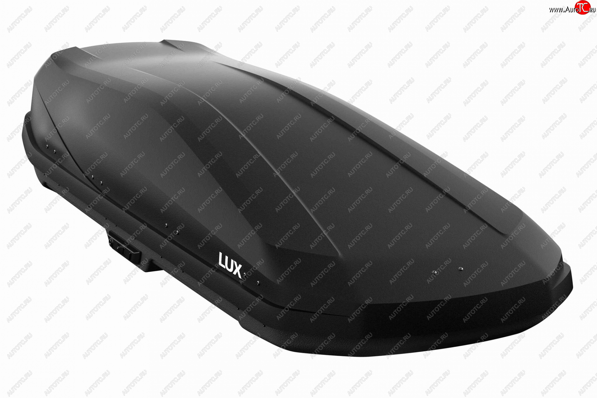 44 899 р. Багажный бокс (470 л 206х75х36 см, двусторонний) LUX IRBIS 206   (черный матовый)  с доставкой в г. Вологда
