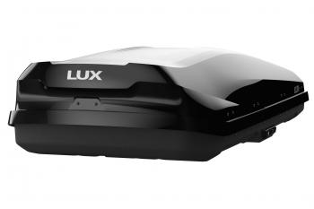 54 599 р. Багажный бокс (470 л 206х75х36 см, двусторонний) LUX IRBIS 206   (черный глянцевый)  с доставкой в г. Вологда. Увеличить фотографию 4