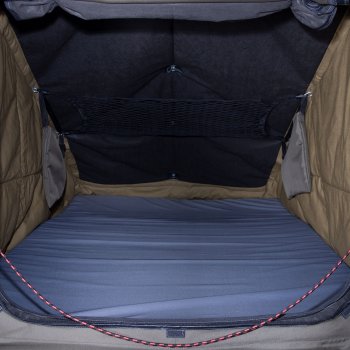 121 999 р. Багажный бокс-палатка Yuago Travel 2.0 (зима, 1000 л/230x160x35 см) на крышу Nissan Teana 2 J32 дорестайлинг (2008-2011) (Черный бокс, тент графит)  с доставкой в г. Вологда. Увеличить фотографию 4
