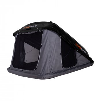 121 999 р. Багажный бокс-палатка Yuago Travel 2.0 (зима, 1000 л/230x160x35 см) на крышу Nissan Teana 2 J32 дорестайлинг (2008-2011) (Черный бокс, тент графит)  с доставкой в г. Вологда. Увеличить фотографию 3