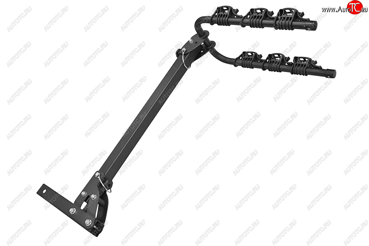 13 849 р. Велобагажник в квадрат для фаркопа РИФ Mazda CX-60 (2022-2025) (На 3 велосипеда)  с доставкой в г. Вологда