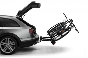 95 999 р. Велобагажник-платформа на фаркоп Thule VeloSpace XT Ford Escape 1 рестайлинг (2004-2007) (Для 2-х велосипедов)  с доставкой в г. Вологда. Увеличить фотографию 4