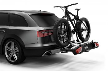 95 999 р. Велобагажник-платформа на фаркоп Thule VeloSpace XT Ford Escape 1 рестайлинг (2004-2007) (Для 2-х велосипедов)  с доставкой в г. Вологда. Увеличить фотографию 3