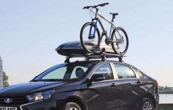 5 599 р. Велокрепление на крышу Roof Rider Skoda Combi универсал (2010-2013)  с доставкой в г. Вологда. Увеличить фотографию 2