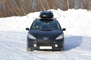 28 499 р. Автобокс PT GROUP (510л., 210х45х81, двустороннее открывание) Turino Sport черный Ford Focus 2  седан дорестайлинг (2004-2008) (Черный)  с доставкой в г. Вологда. Увеличить фотографию 3