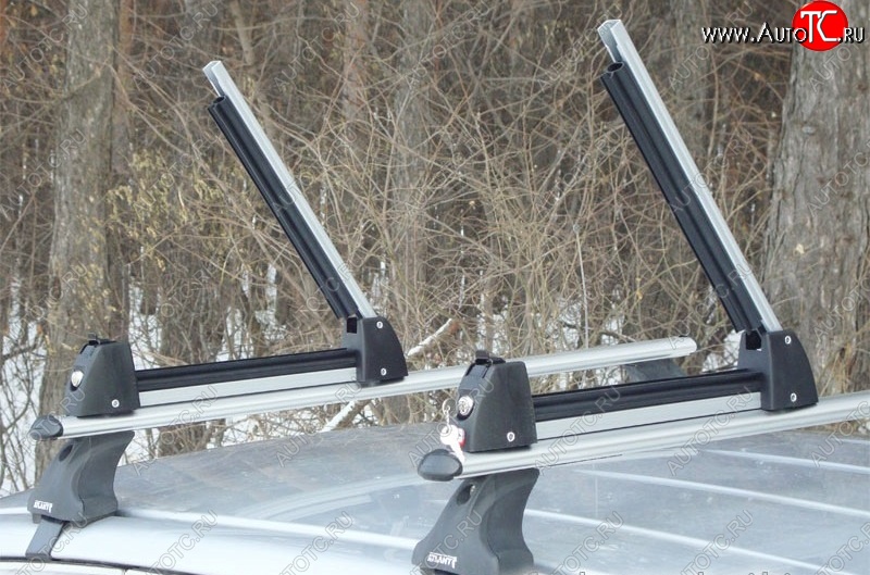 2 349 р. Крепление для 3 комплектов лыж или 2 сноубордов Amos Ski Lock 3 Lifan 630 (2013-2014) (Цвет: серебристый)  с доставкой в г. Вологда
